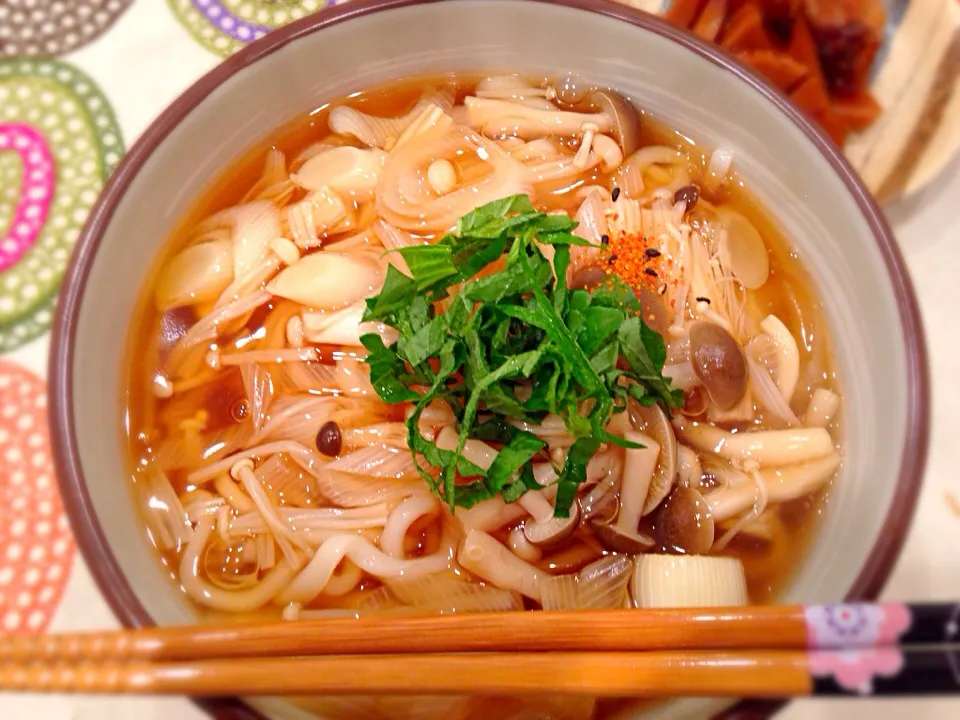 寺cafe＊さんの料理 きのこあんかけにゅうめん|ゆきさん