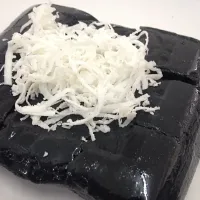 Thai black coconut sweet pudding.|hayyanaさん