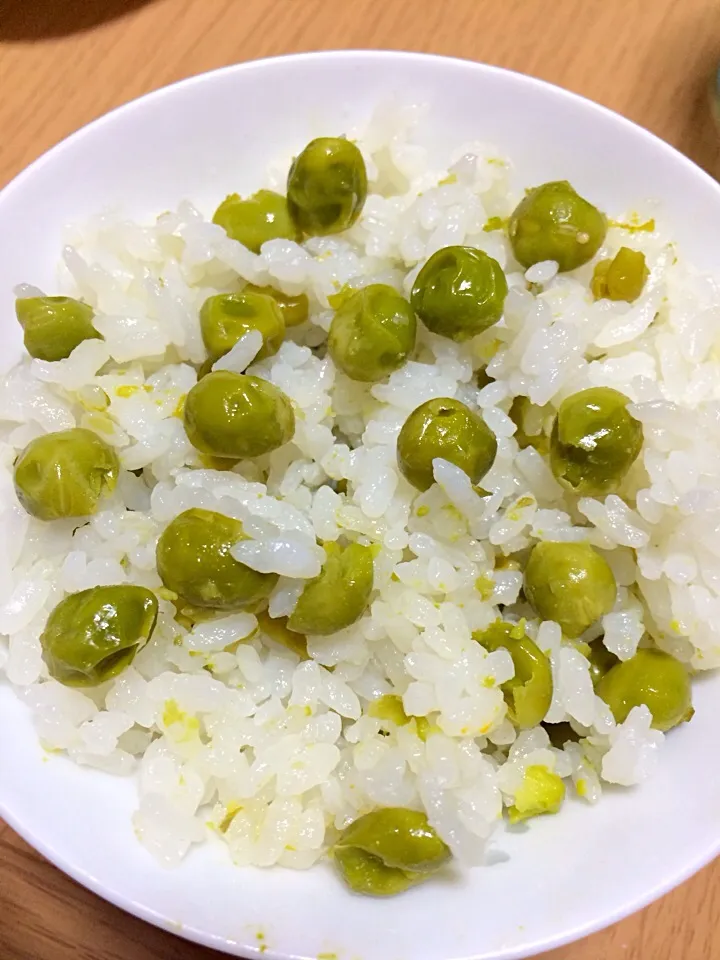 グリンピースご飯(^o^)/|バリィちゃんさん