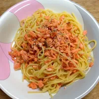 鮭パスタ|まやめさん