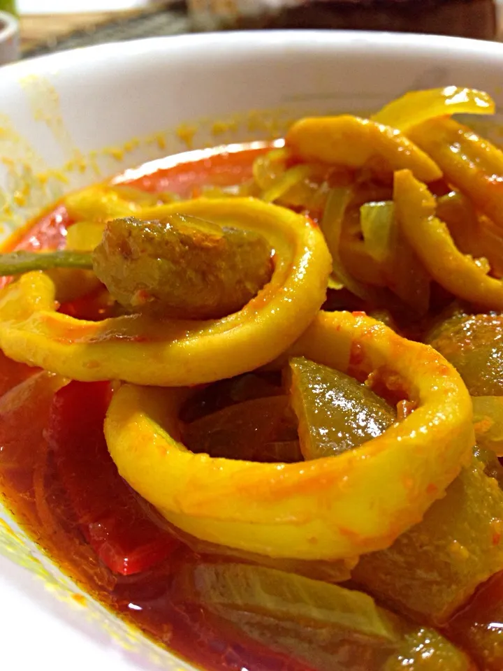 Squid rings with turmeric|Mummy Masayuさん