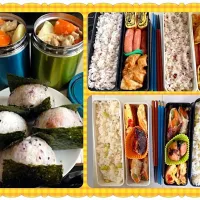 Snapdishの料理写真:中3・高2男子弁当1週間‼︎|きよみさん