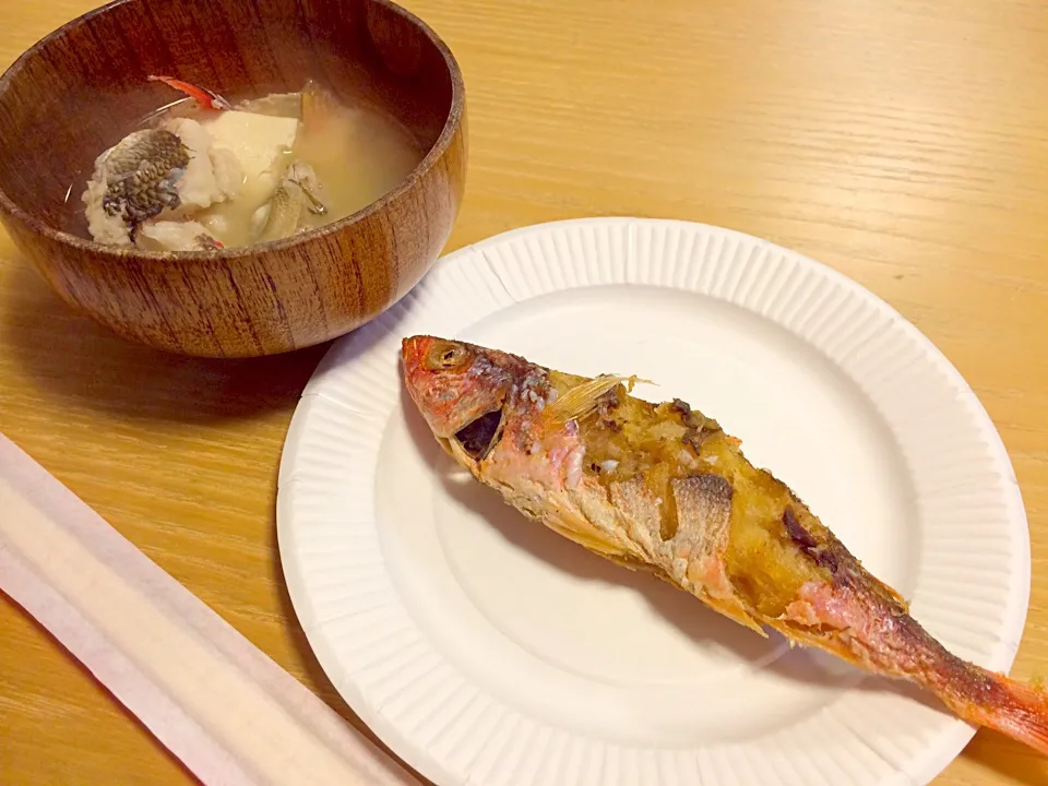 魚汁＆グルクン唐揚げ|さっこさん