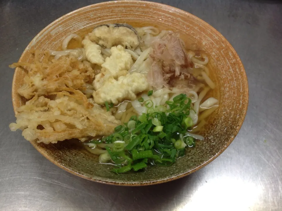 Snapdishの料理写真:きのこの天ぷらうどん|荻野 元希さん