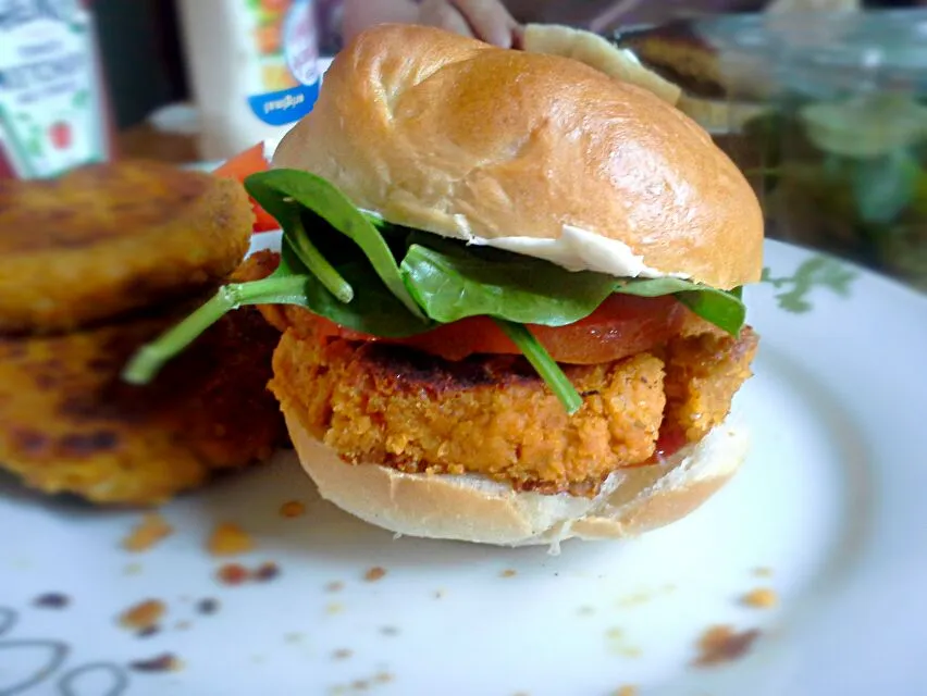 Red lentil burgers with mint|Fe's kitchenさん