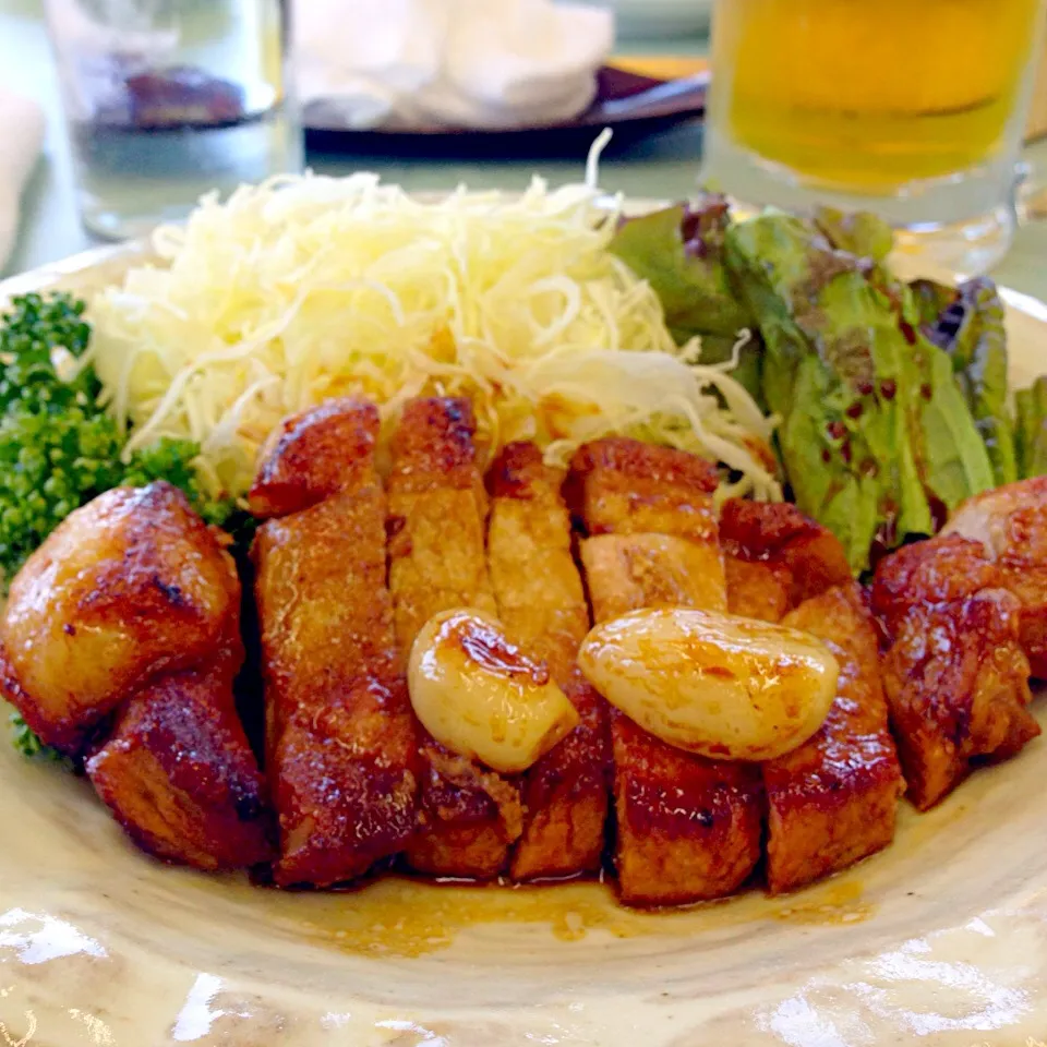 ＠東建多度カントリー倶楽部「四日市名物・トンテキ定食」|TETSU♪😋さん