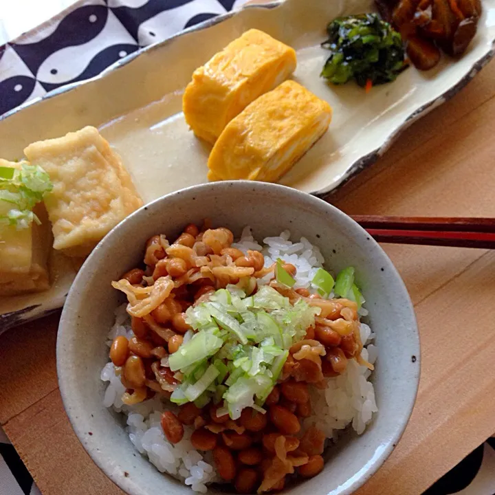 そぼろ納豆ご飯|はろぎるさん