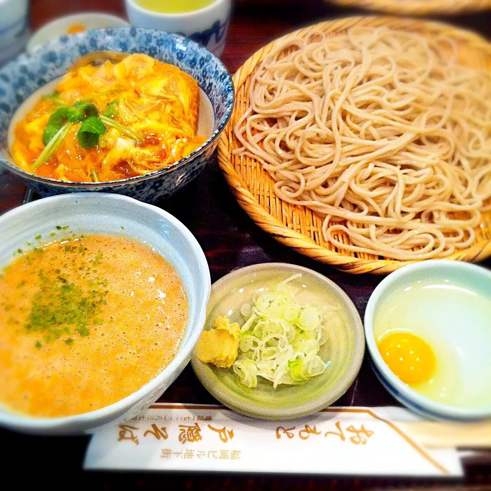 戸隠 山かけざるそば＋ミニたまご丼|cakeさん