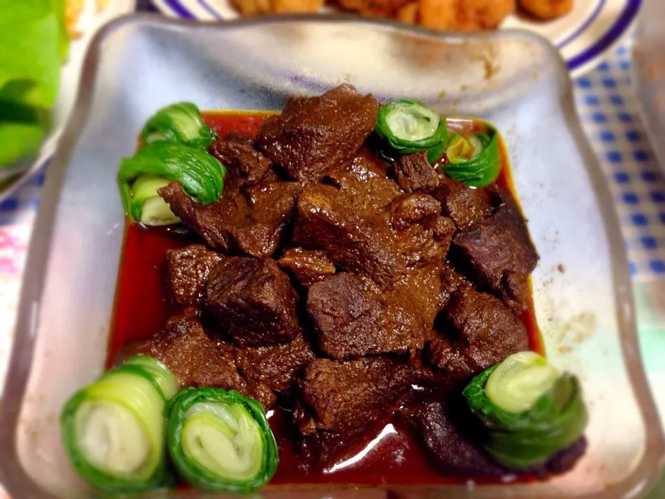 Indonesian beef curry is so spicey|Wulan trianaさん