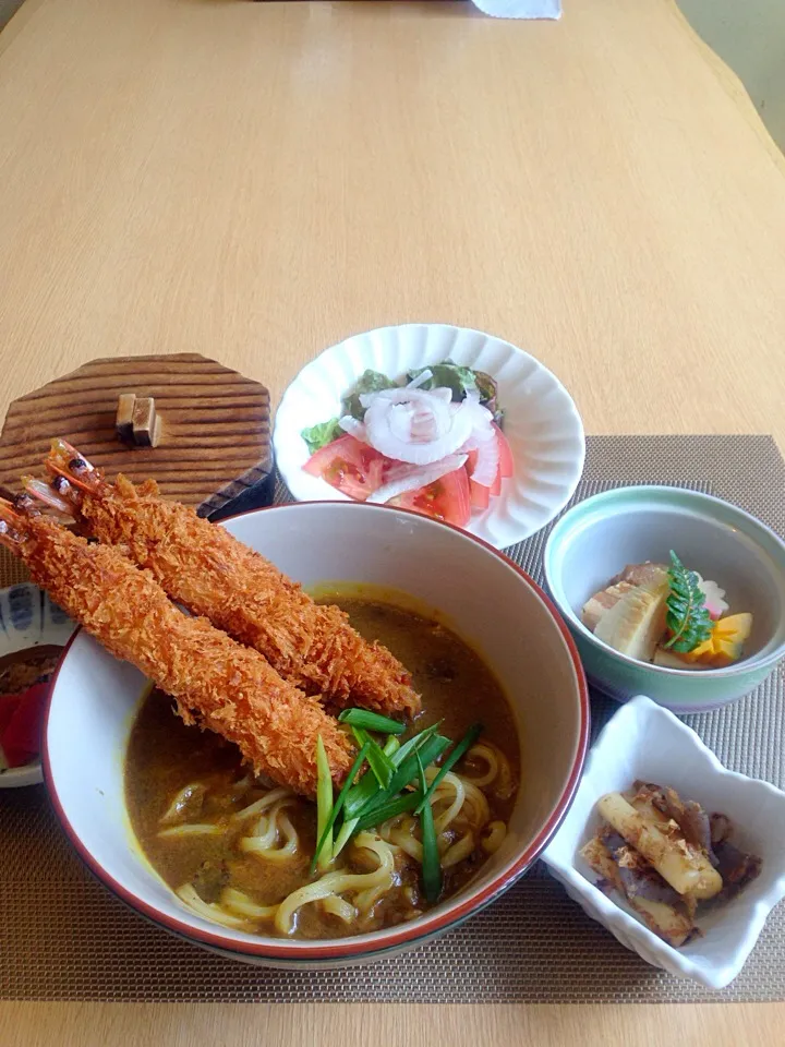 大海老カレーうどん|しんさん