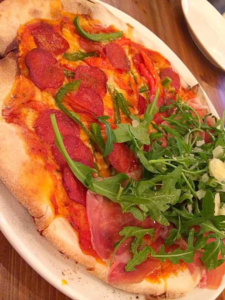 Pepperoni , Parma ham pizza|prissyさん