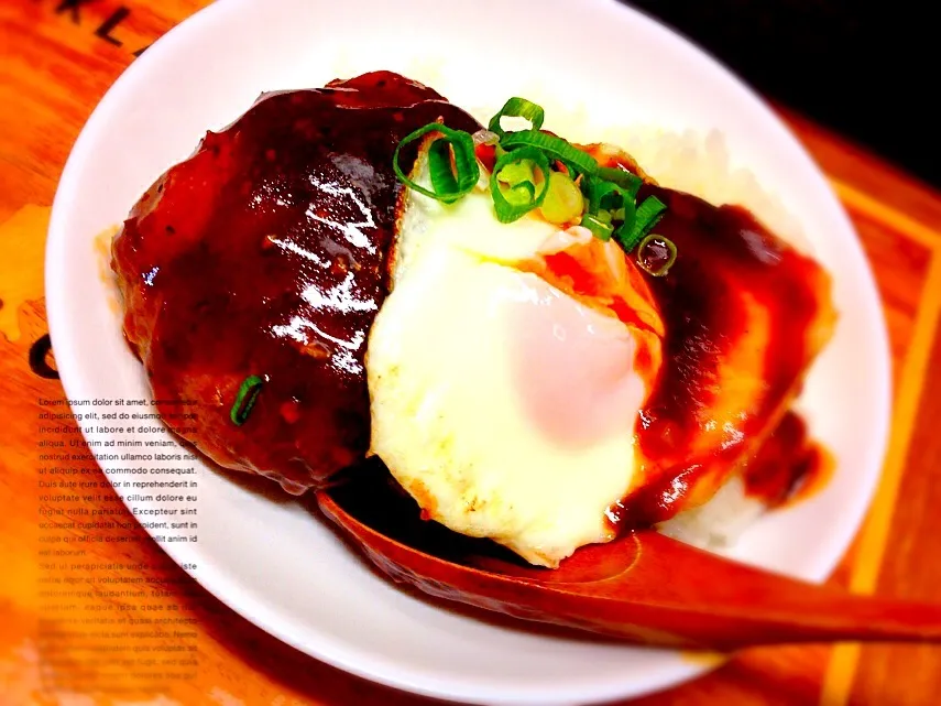 ♥︎子供ようのロコモコ丼♥︎|❁*.ﾟカノン*.ﾟ❁さん