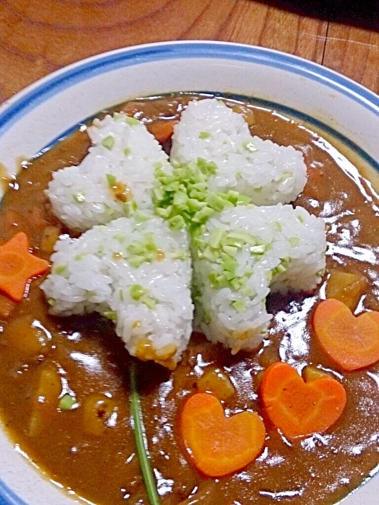 母の日に♪クローバーカレー。|あい(•ө•)♡さん