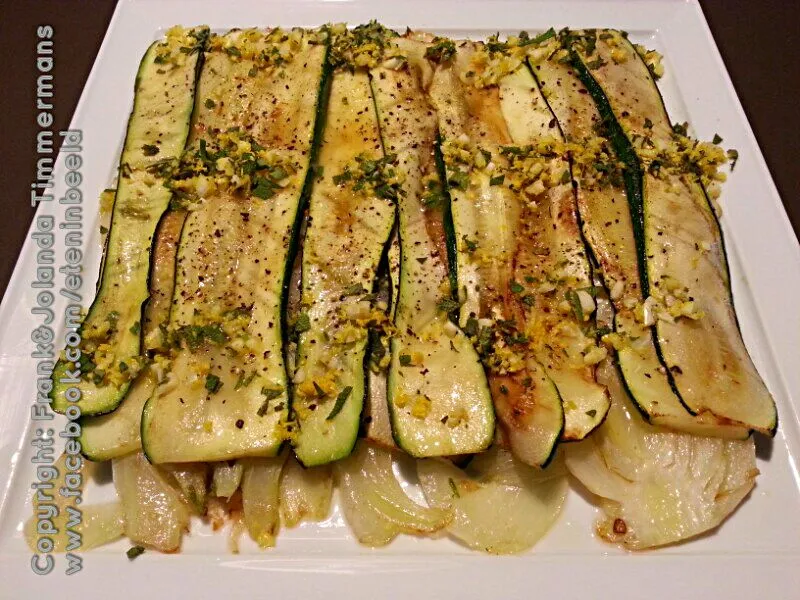 Fennel and zucchini anti pasta|Frank&Jolanda - Eteninbeeldさん