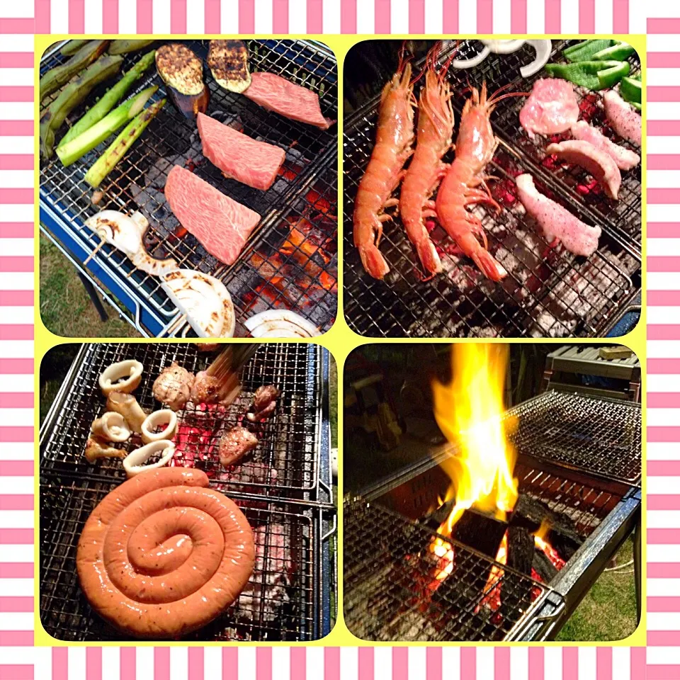 母の日♡パパくんが焼いてくれるBBQ♡|えり♡さん