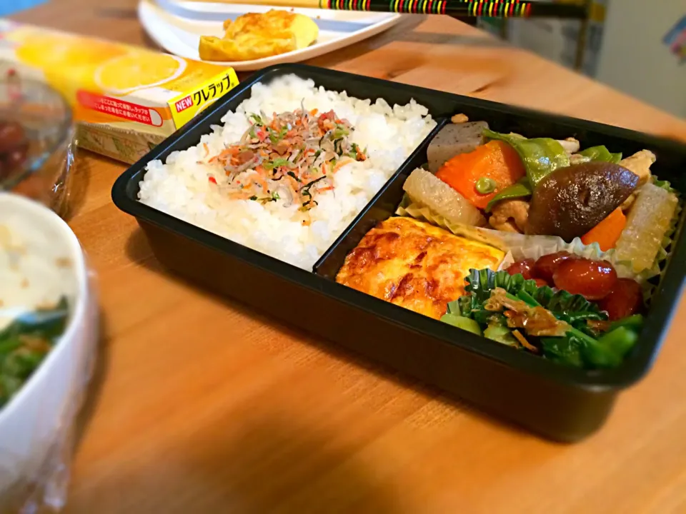 鶏の煮物（バター風味）弁当|かなさん