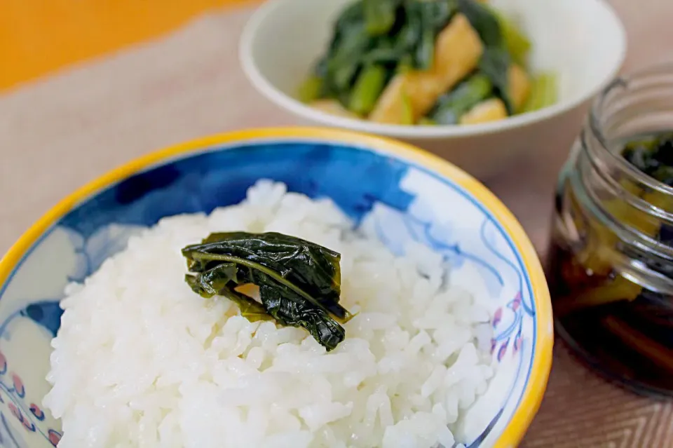 のりちゃんの手作り☆葉ワサビのお醤油漬け|ちびめがさん