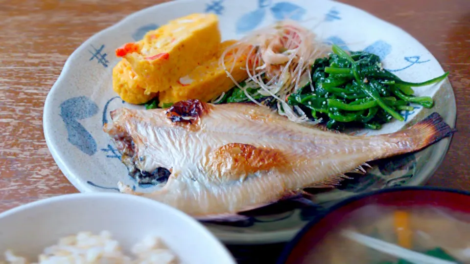 焼き魚定食【鰈】|プチテンよすさん