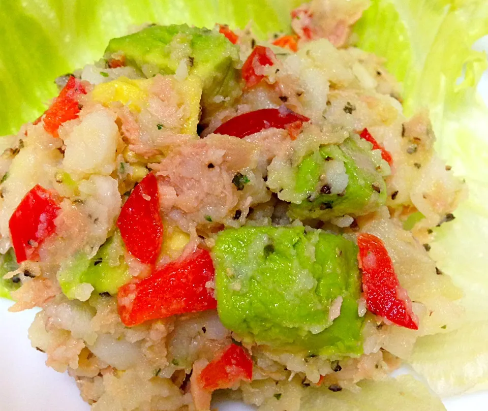 Mushed potato/tuna/avocado salad|Ederさん