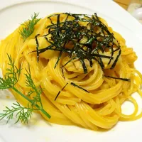 ウニのクリームパスタ