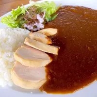 Snapdishの料理写真:スモークチキンカレー|よへいさん