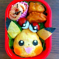 Snapdishの料理写真:遠足弁当＊ピカチュウ＊|Keito Yokemuraさん