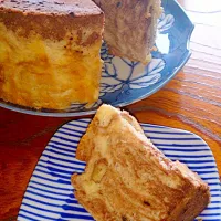 Snapdishの料理写真:ココアマーブルシフォンケーキ|MAdokaさん