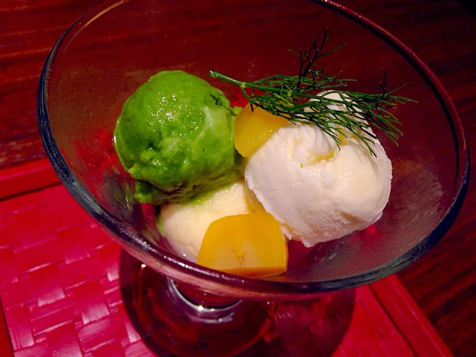 Green tea and soybean ice-cream|Obeoom Jumsai Na Ayudhyaさん