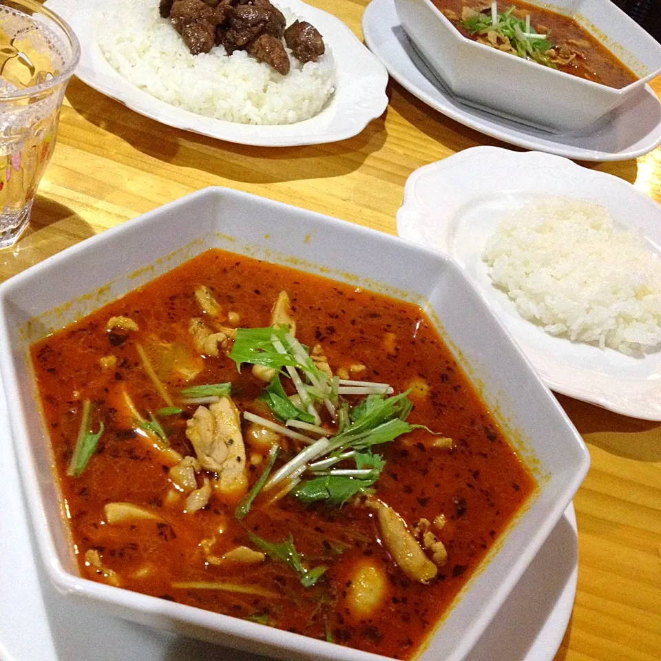 すーぷかりぃカイエン ワンコインスープカレーチキン|カウンター嬢さん