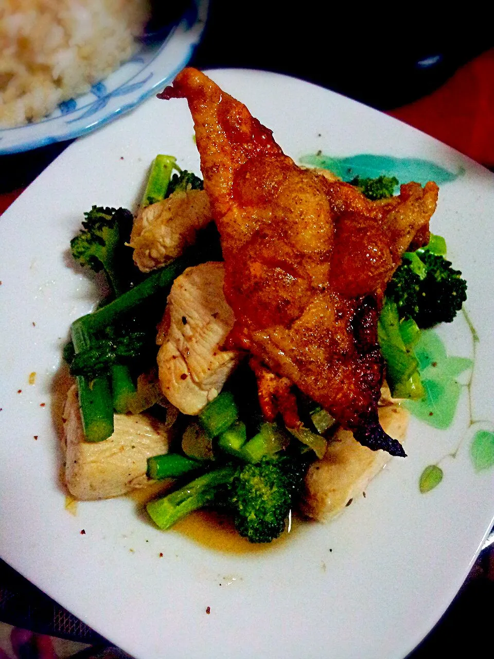 stir fry chicken with broccoli and asparagus|luvsie juanさん