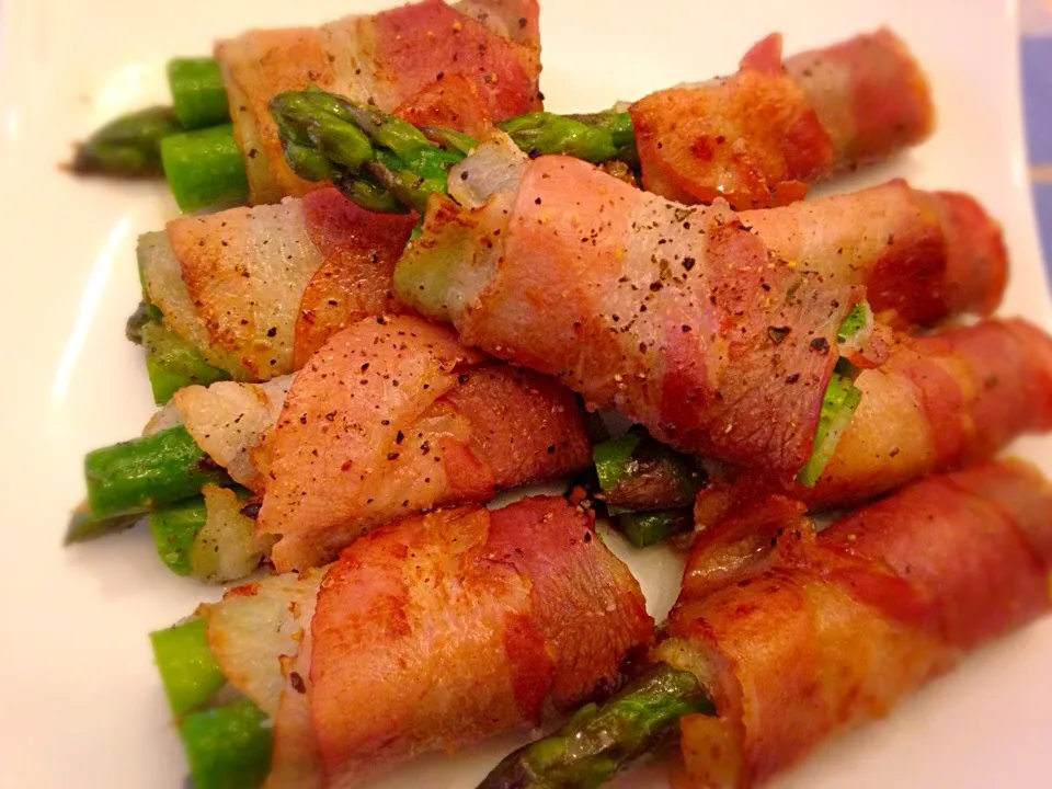 Bacon wrapped green Asparagus|Fujiko Toyohashiさん