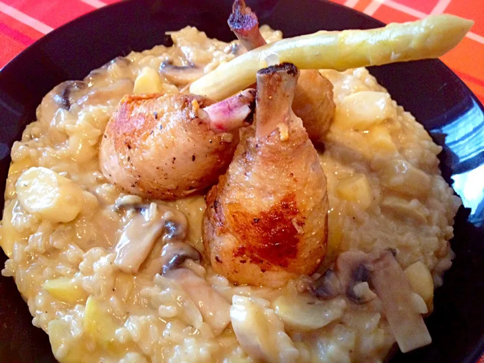 Asparagus Risotto with chicken|Roy Fooさん