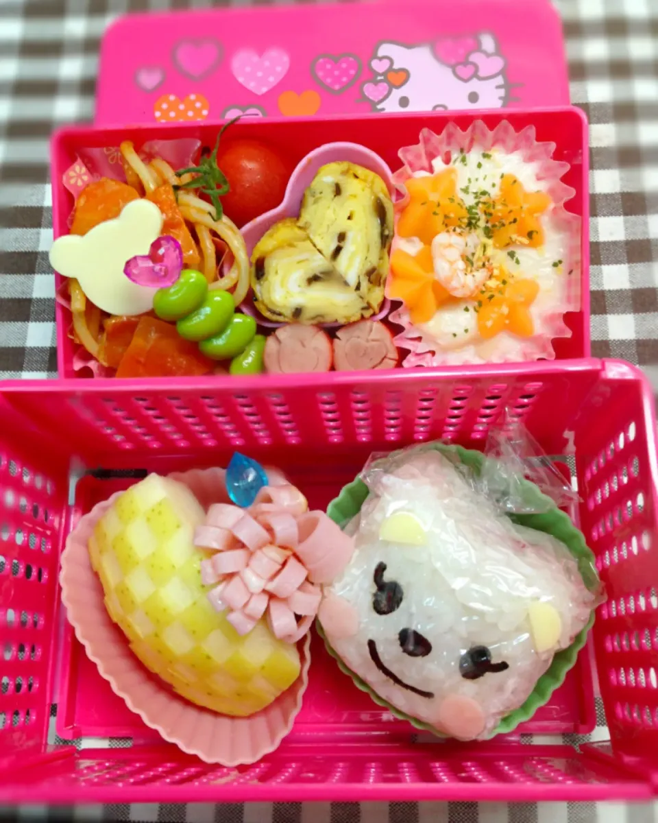 くまこちゃんお弁当(￣ー￣)|ひよさん