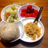 Snapdishの料理写真:Mini breakfast set May.13|starspotさん