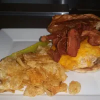 Crab Pretzel Bacon Cheeseburger|Troy Jamesさん