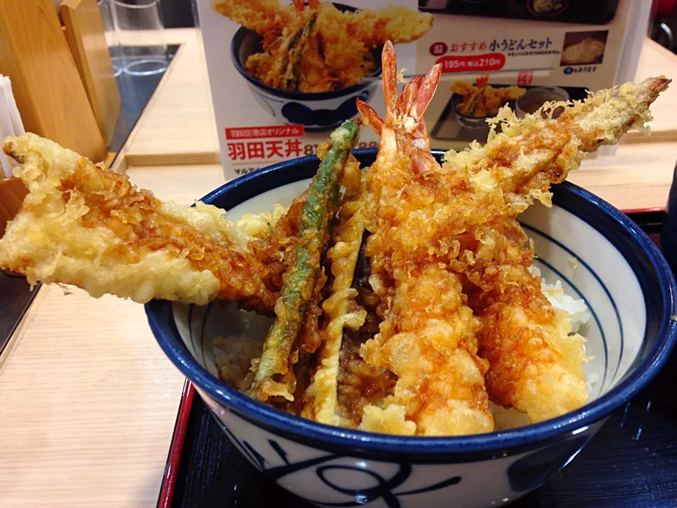 空港店オリジナルの羽田天丼|kumakichi benisyaketeiさん