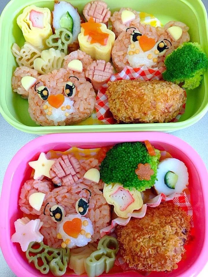 ❇︎クマさん弁当❇︎|ʕ •́؈•̀ ₎maiʕ •́؈•̀ ₎さん