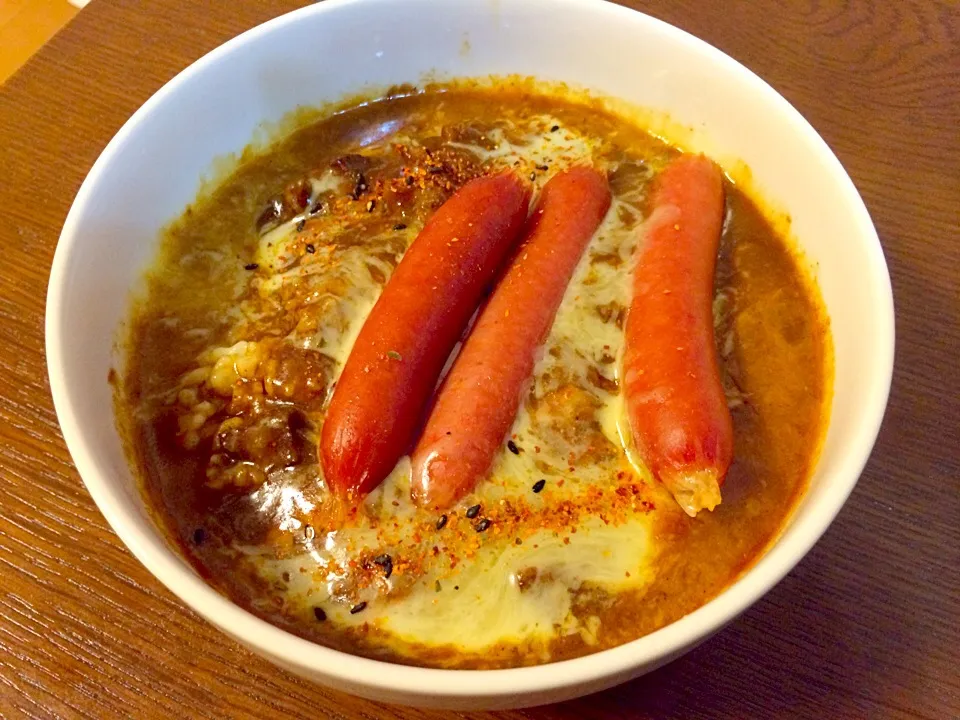 Simple dinner beef stew with chili dog:)|Kein Chibaさん