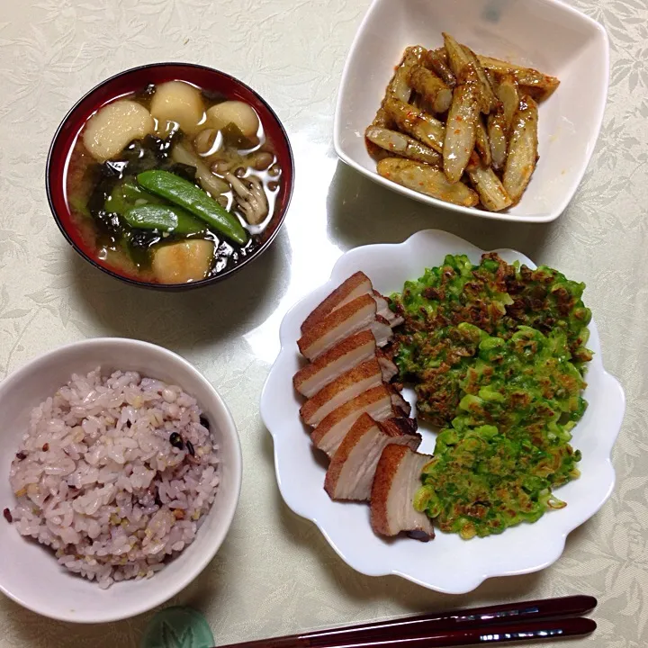 Snapdishの料理写真:今日の夜ご飯。|いっしーさん