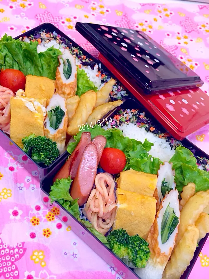 Snapdishの料理写真:娘ッ子弁当|chi-koさん