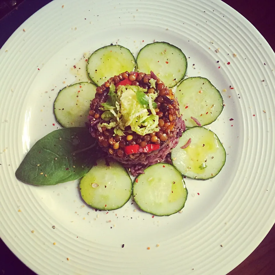 Rice lentil tartar|geraldineさん