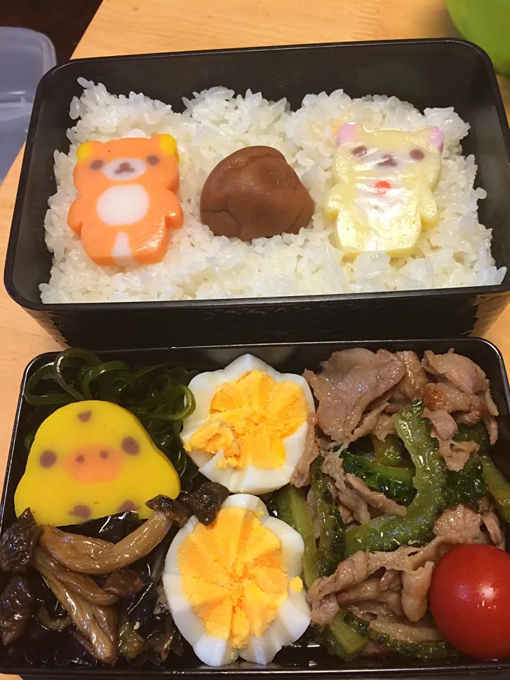 ゴーヤの炒め物弁当|ふくながさん