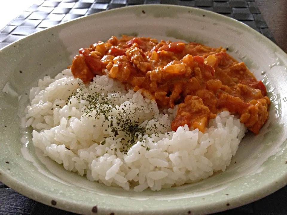 鶏ひき肉のココナッツトマトカレー|so-saさん