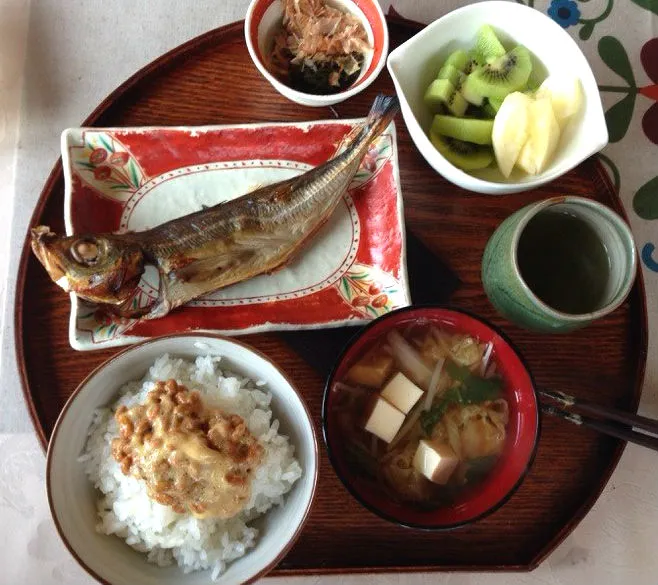 栄養抜群！あじの干物の和朝食|栄養士のダイエットレシピ byあすけんさん