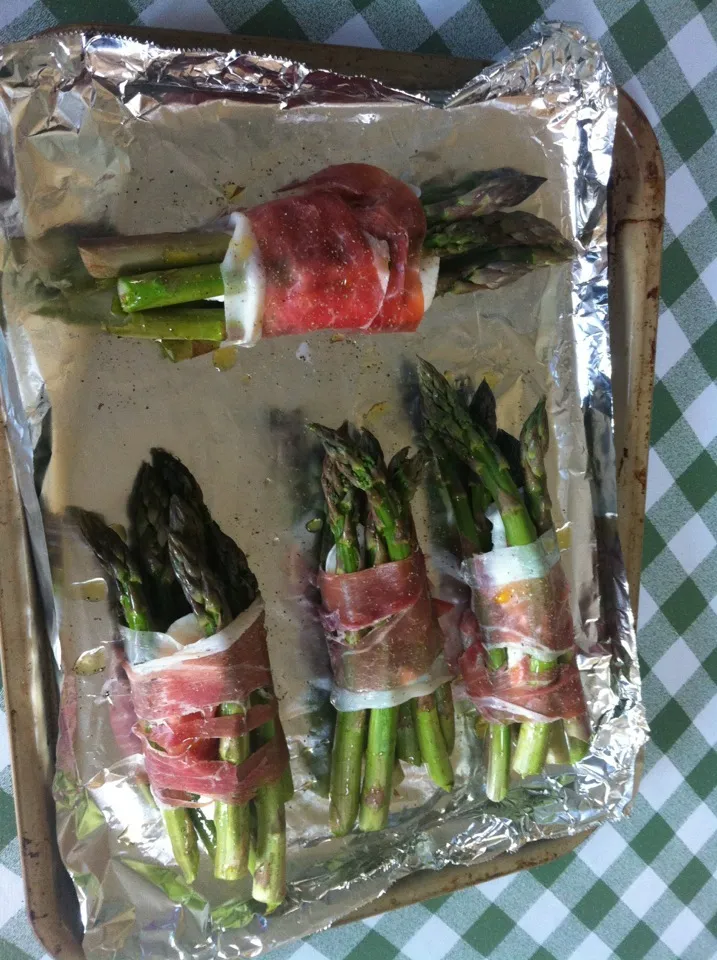 Mozzarella/asparagus/Parma ham|Emma Proe Was Duncalfさん