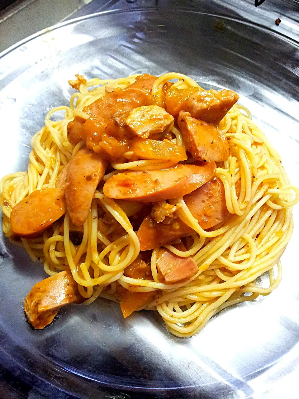 spicy sausage pasta|luvsie juanさん