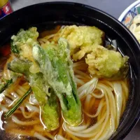 Snapdishの料理写真:山菜天ぷらうどん|Mayumogさん