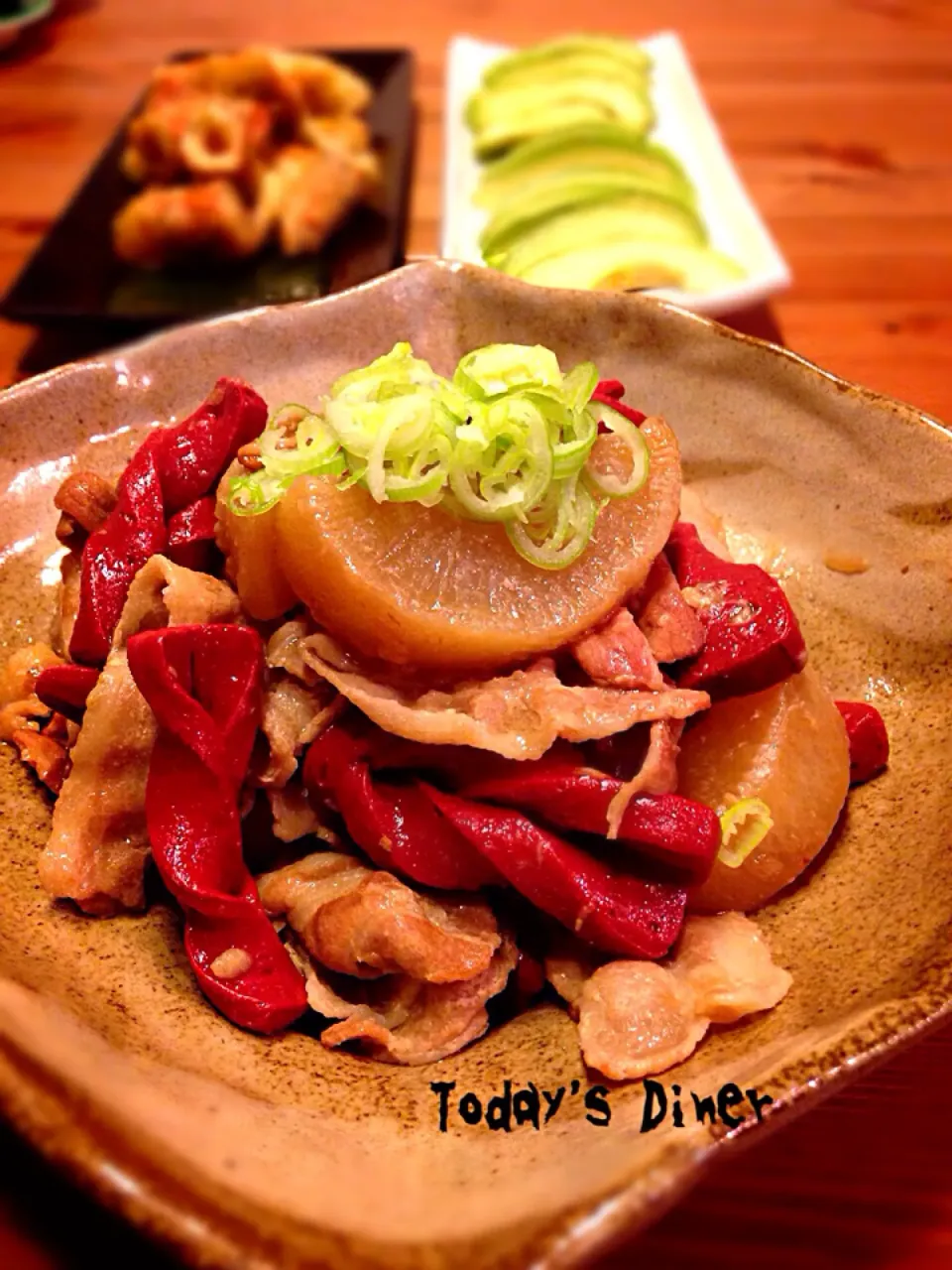 くららさんの料理 大根と豚肉のこっくりオイスター煮❤️|あっちゃんさん