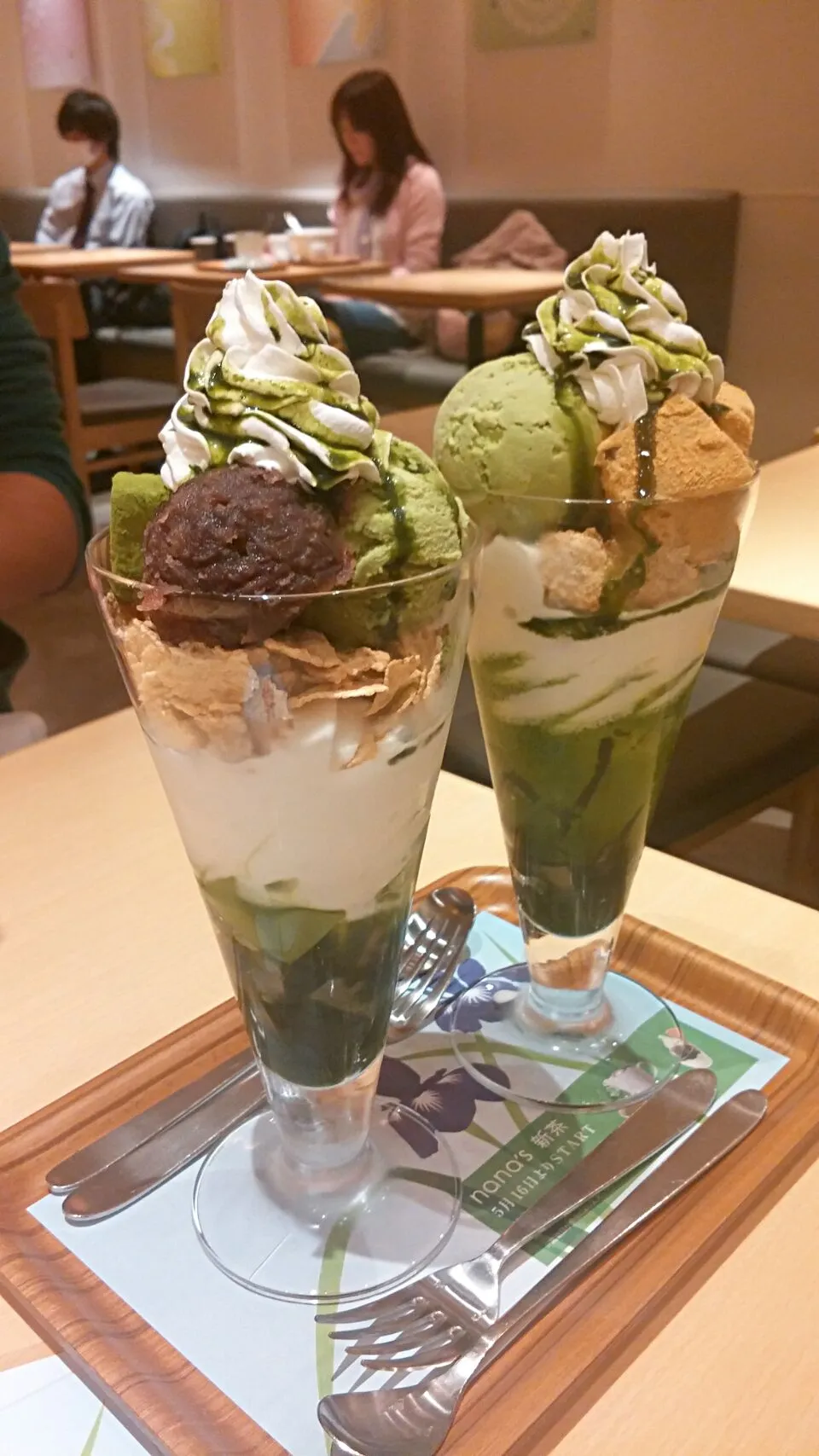 Green tea parfait (o≧▽゜)o|☆クモミン★♪さん