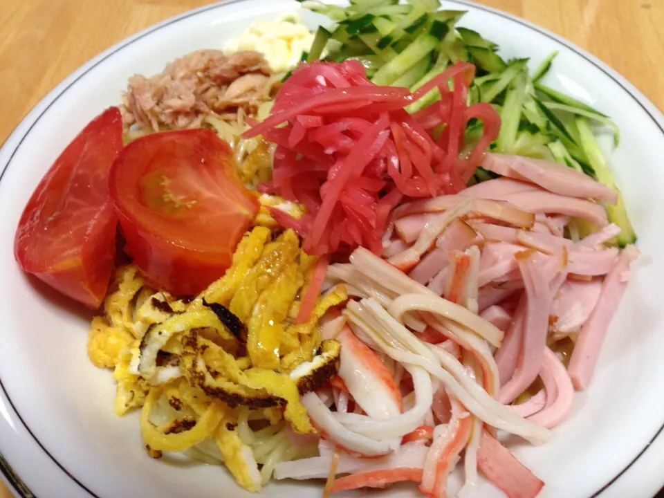 晩飯は、冷やし中華✨|まさとさん